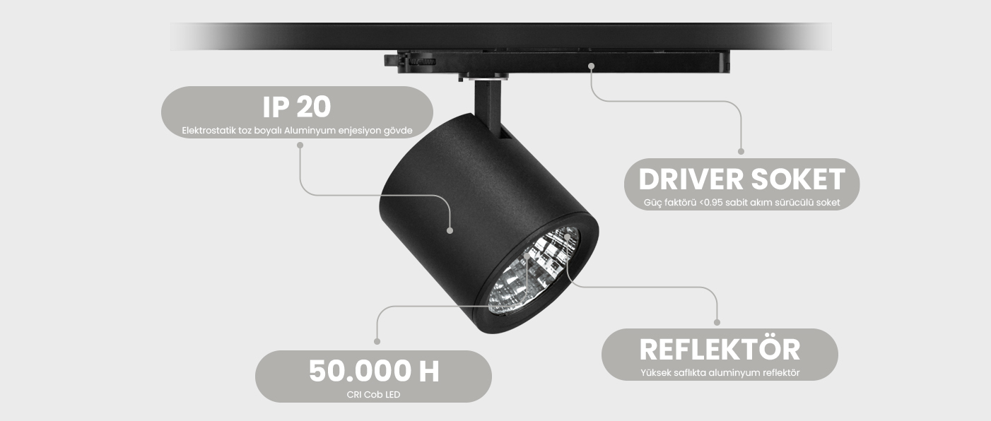 LİMA SERİSİ | MR 1010-100 RAY SPOT