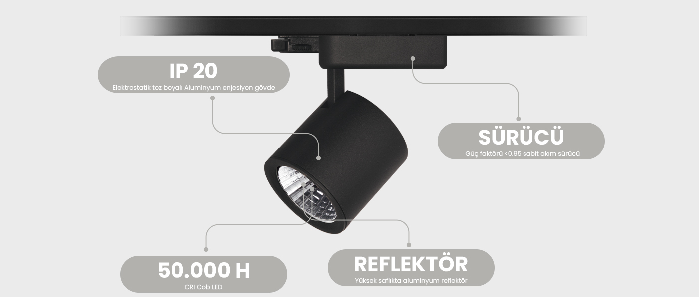 LUCIANO SERİSİ | MR 701-100 RAY SPOT