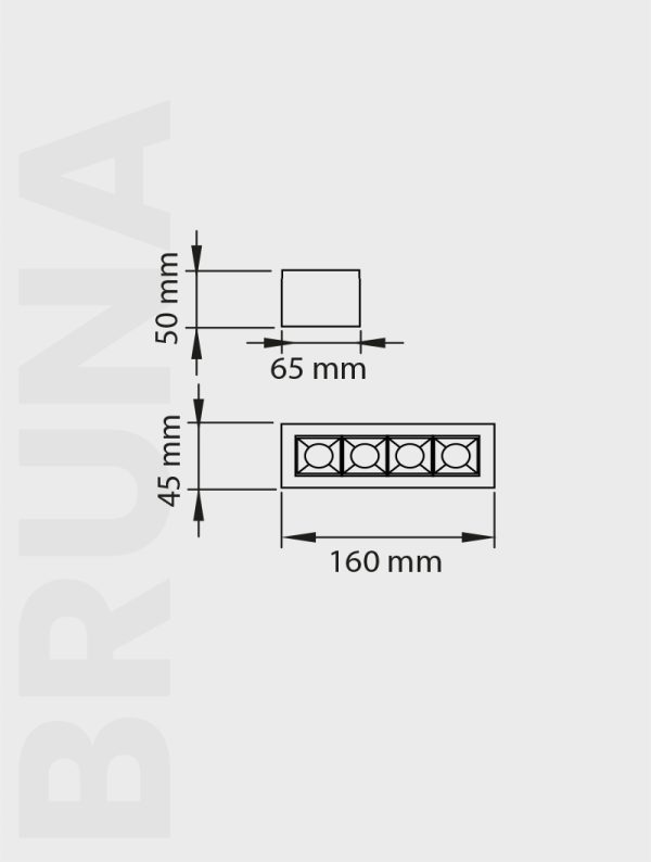 BRUNA SERİSİ MS 624 SIVA ÜSTÜ SPOT