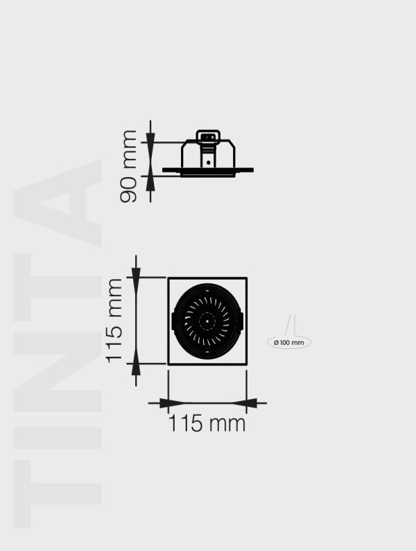 TİNTA SERİSİ MD 616-1 SIVA ALTI SPOT