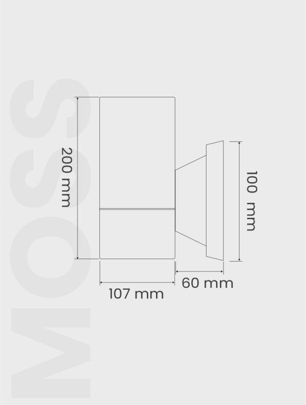 MOSS SERİSİ MO 112 dış mekan aplik