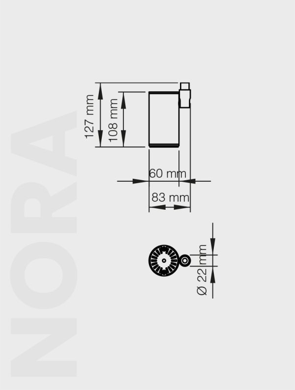 NORA SERİSİ MR 418-2 RAY SPOT