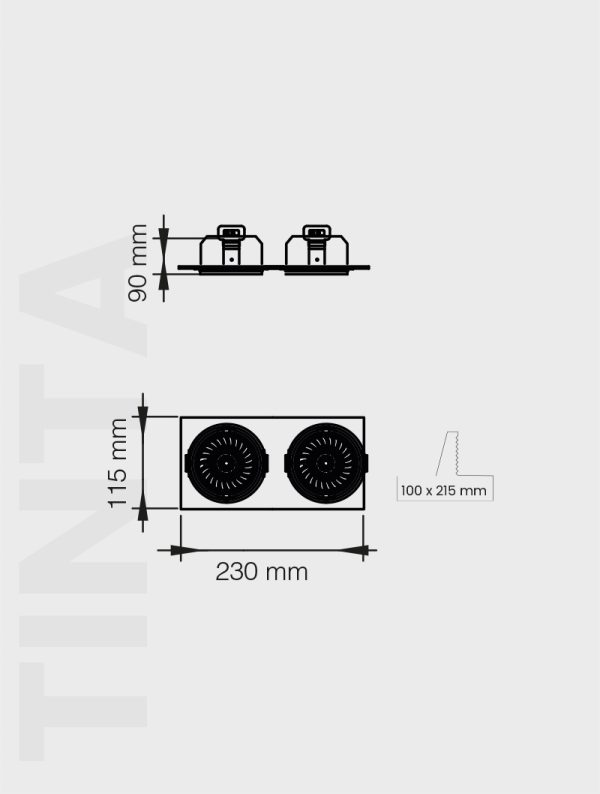 TİNTA SERİSİ MD 616-2 SIVA ALTI SPOT