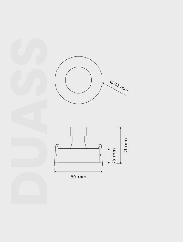 DUASS SERİSİ MD 104 SIVA ALTI SPOT