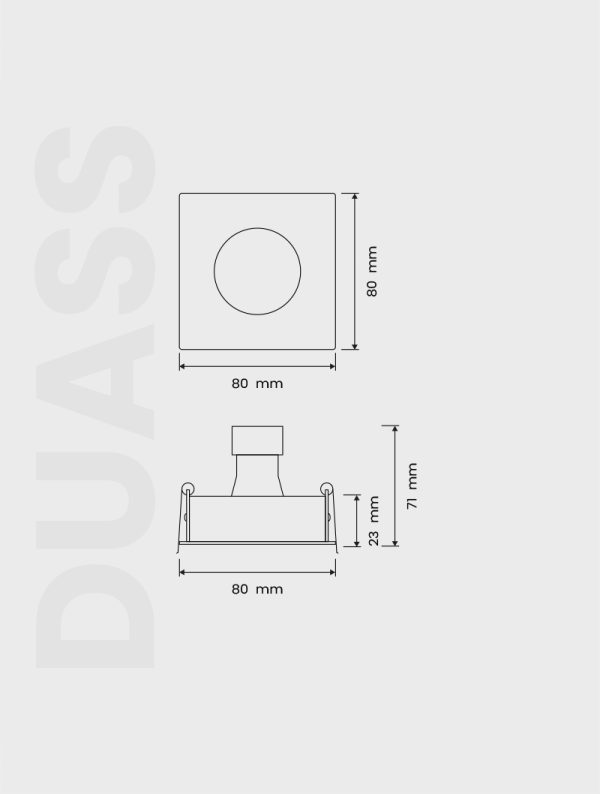 DUASS SERİSİ MD 105 SIVA ALTI SPOT