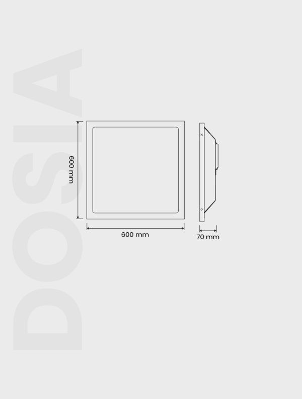 DOSIA SERİSİ MP 200-60 CLIP-IN PANEL ARMATÜR